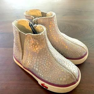 See Kai Run metallic boots size 6 baby